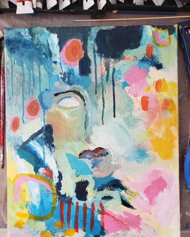 Painting in progress
